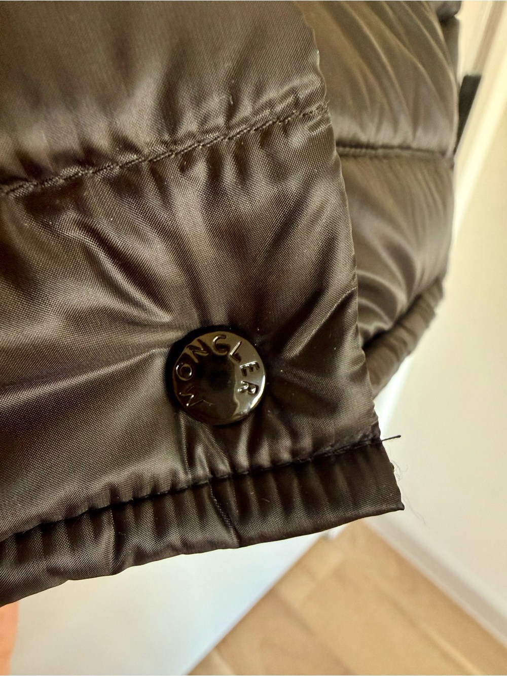 Moncler Liane Quilted Black Vest with Real Down - Picture 8 of 16